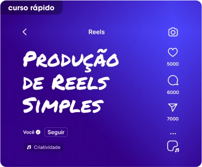 Produção de reels simples